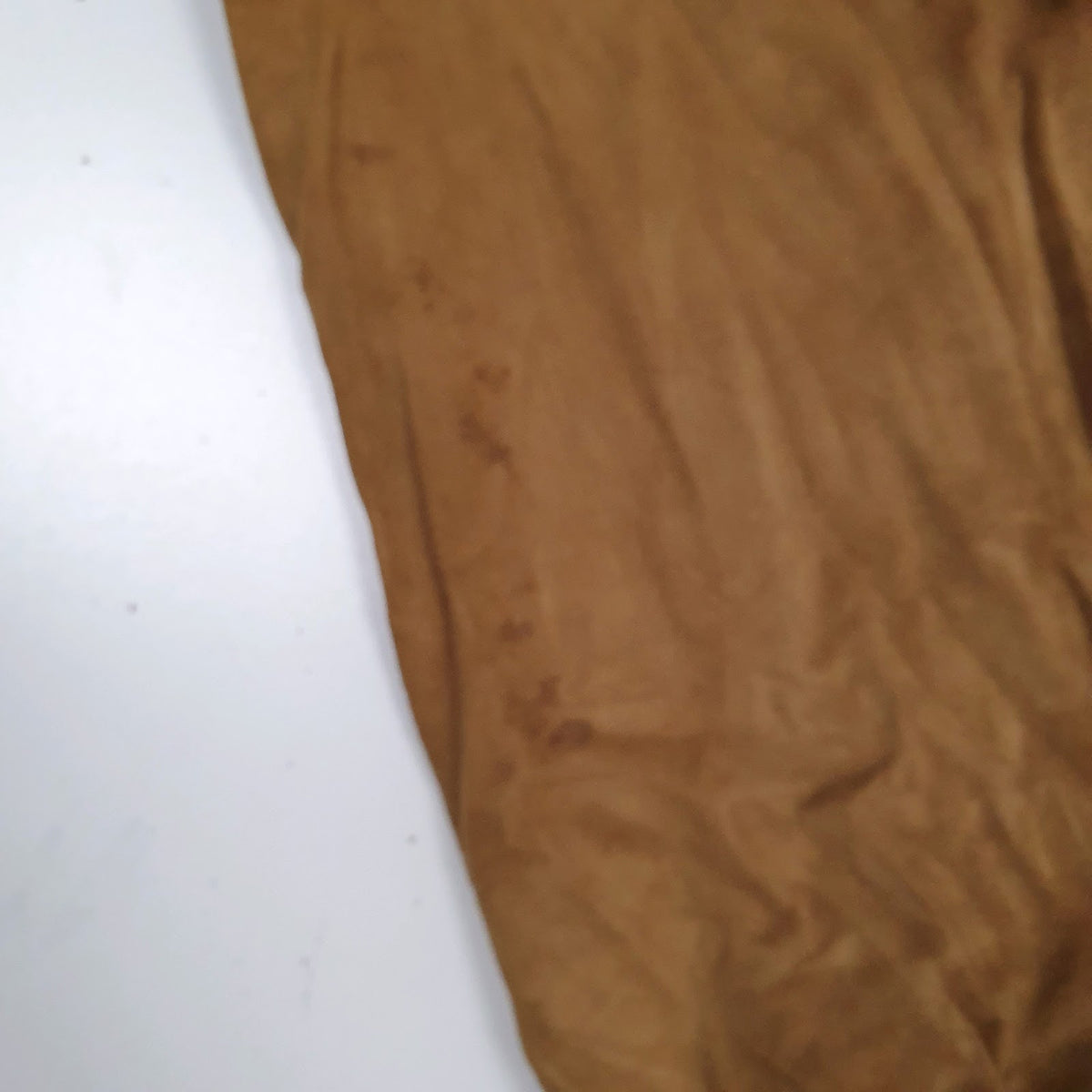 Womens Brown Conbipel Bomber Suede  Coat