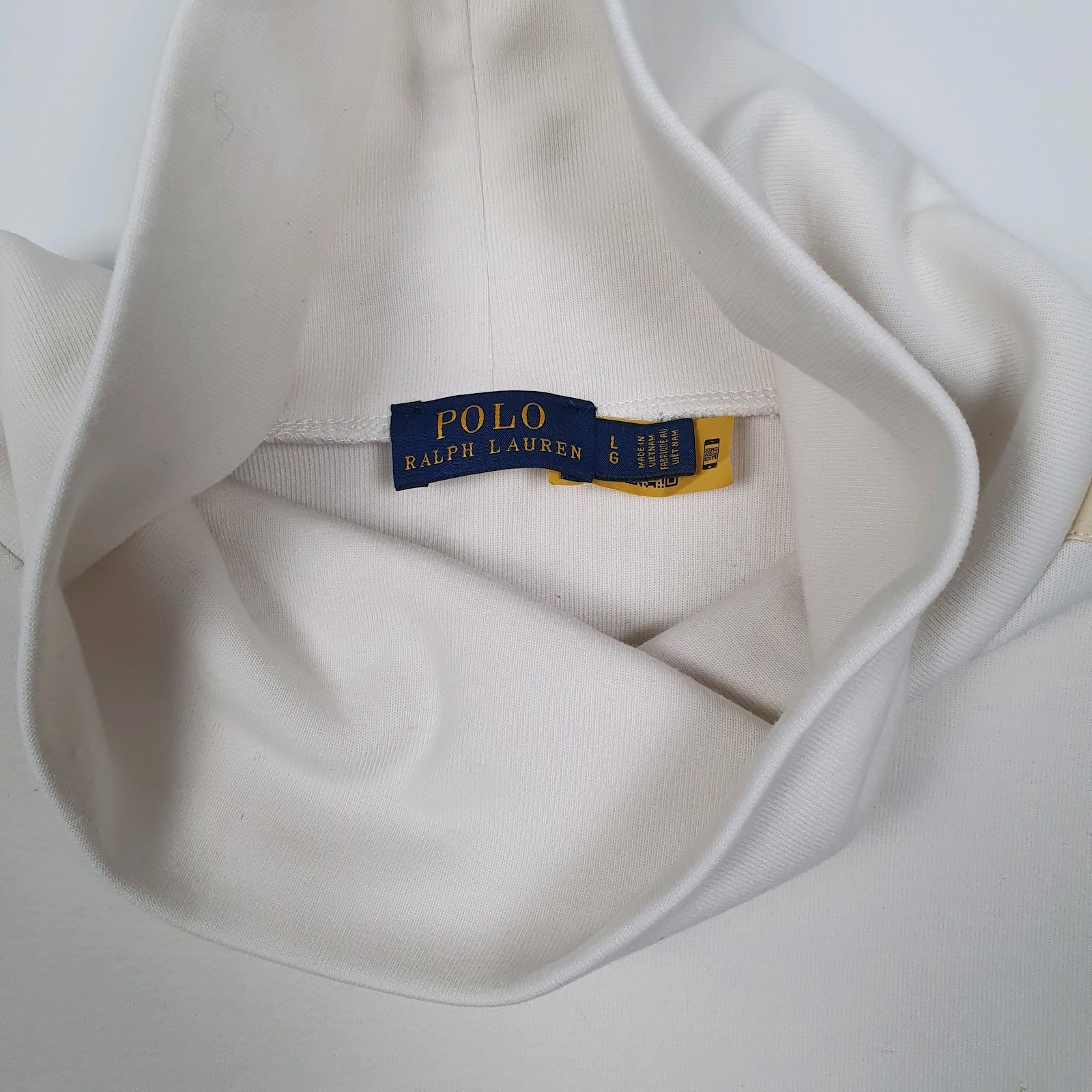 Mens Cream Polo Ralph Lauren  Turtle Neck Jumper