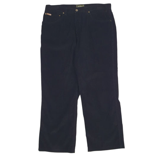 Mens Black Eddie Bauer  Corduroy Trousers