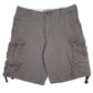 Mens Grey Lee Dungarees Cargo Shorts