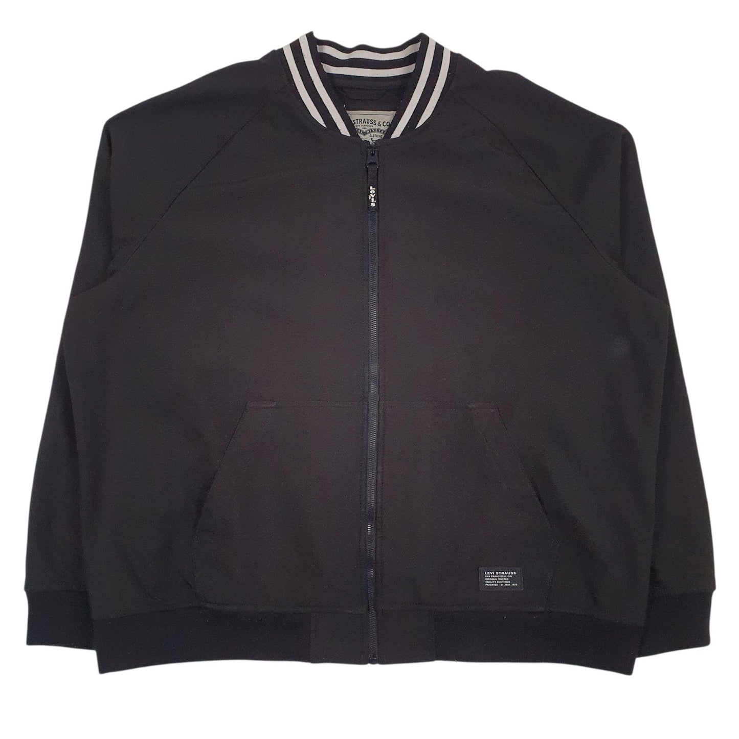 Mens Black Levis   Coat