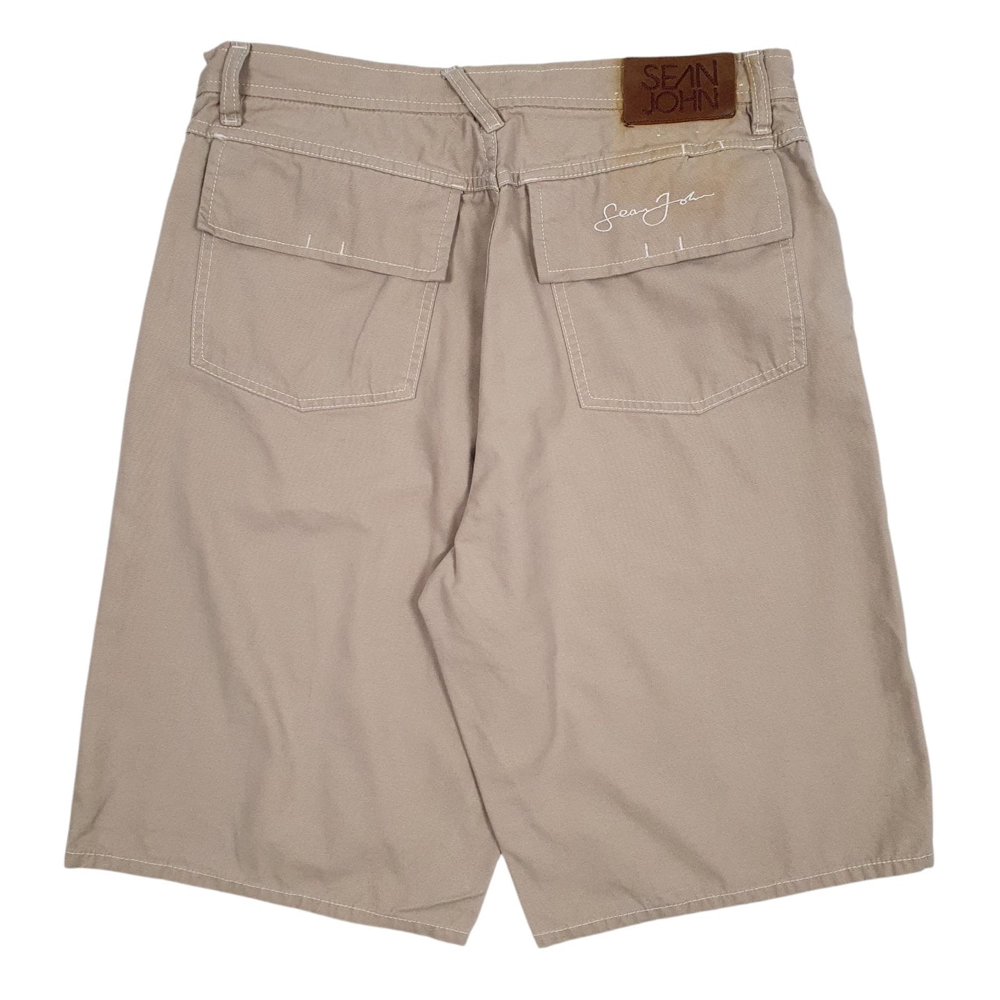 Mens Brown Sean John  Crewneck Shorts