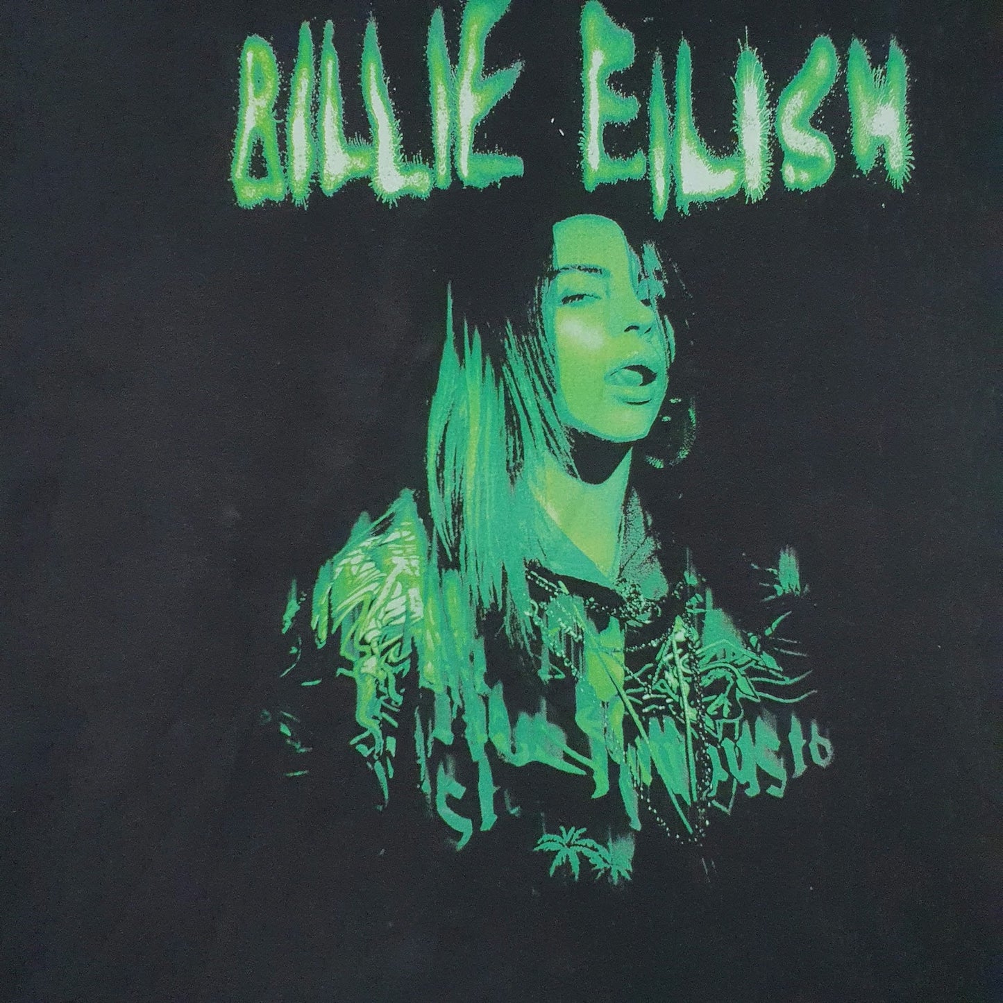 Womens Black Billie Eilish   T Shirt