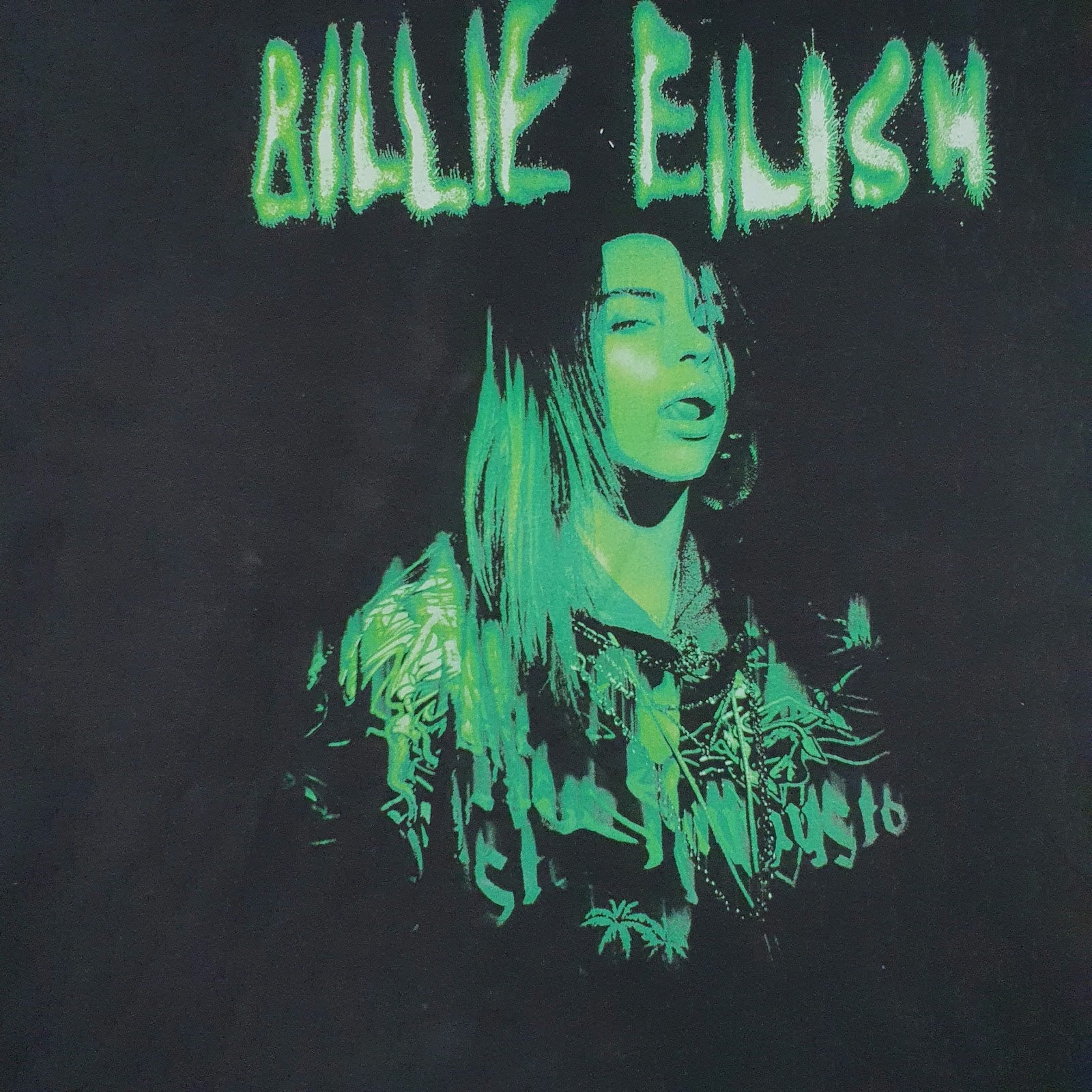 Womens Black Billie Eilish   T Shirt