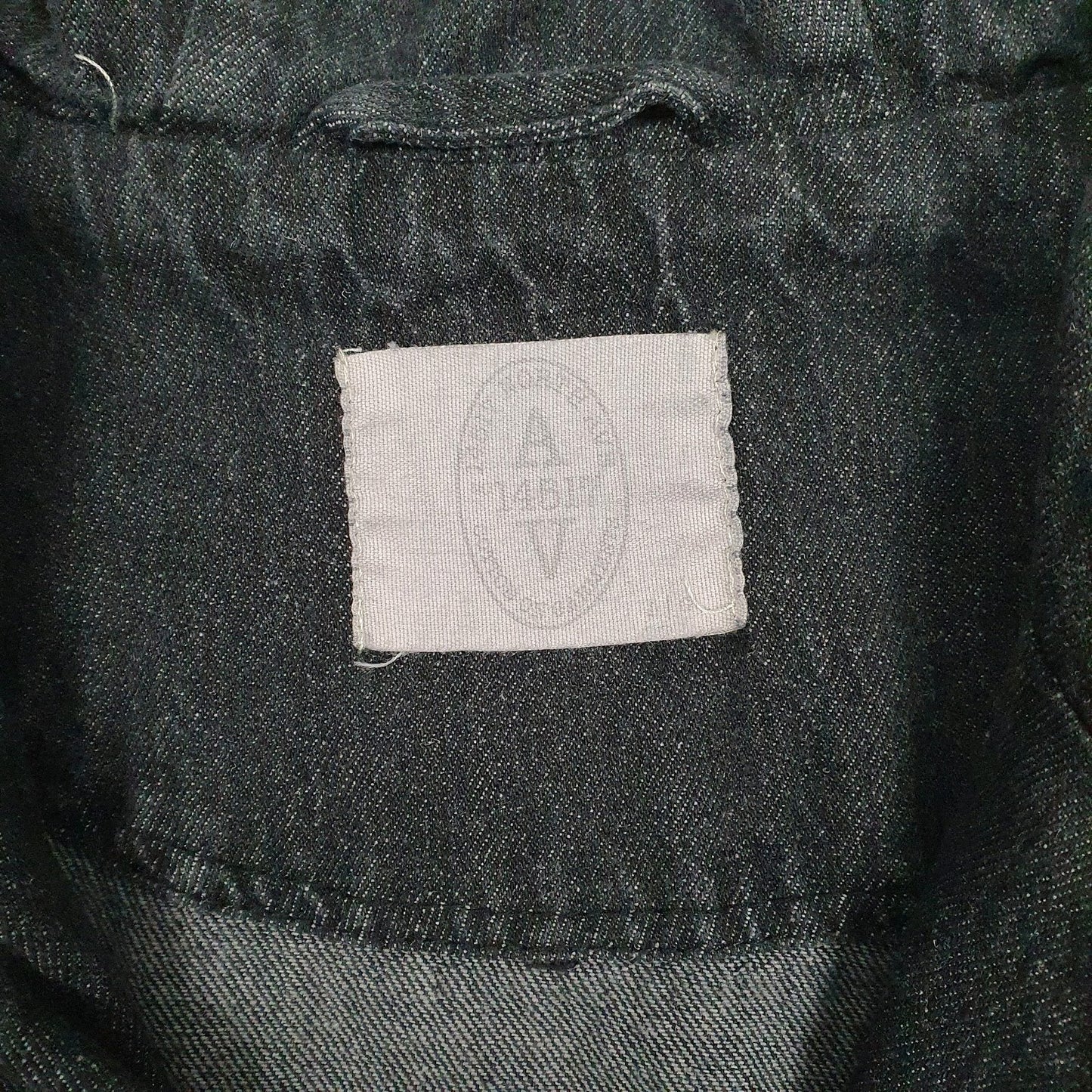 Mens Grey Unbranded Hooded Denim Quarter Zip Jumper