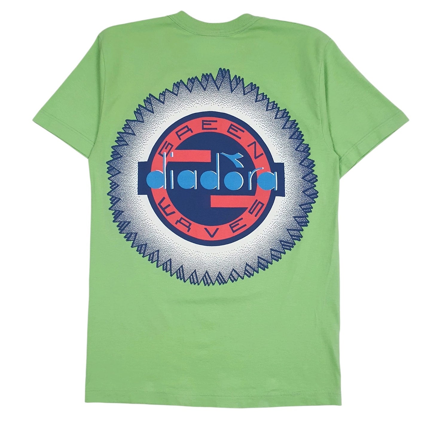 Mens Green Diadora Vintage  T Shirt