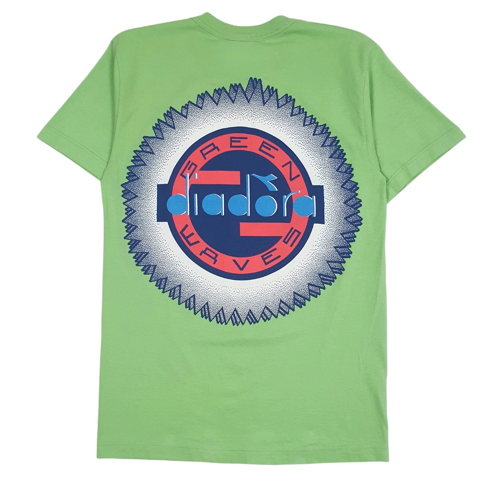 Mens Green Diadora Vintage  T Shirt