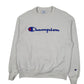 Mens White Champion  Crewneck Jumper