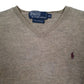 Womens Beige Polo Ralph Lauren  V Neck Jumper