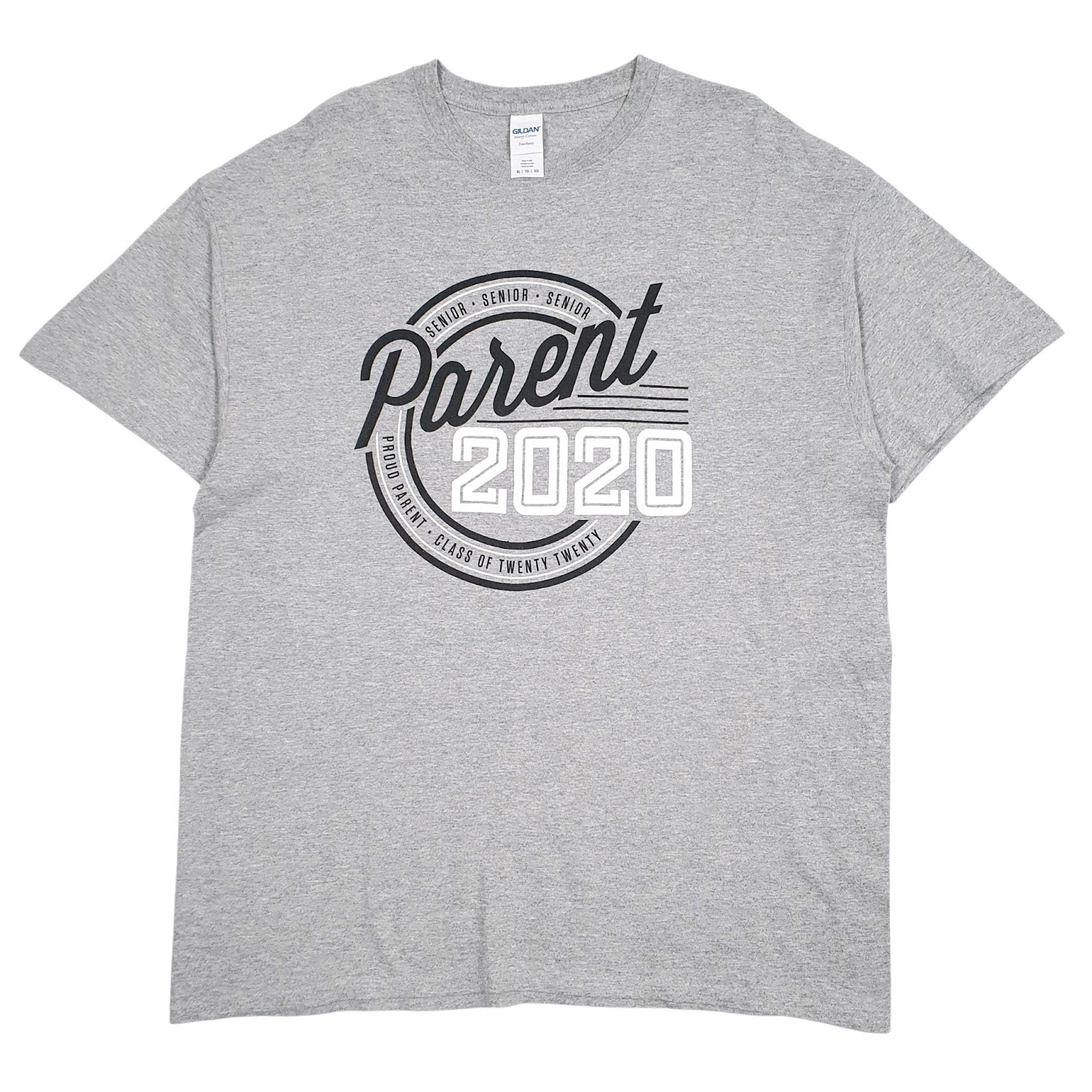 Mens Grey Gildan  Short Sleeve T Shirt