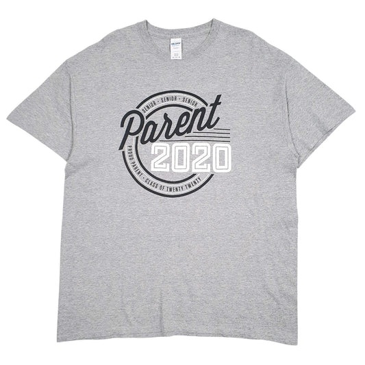 Mens Grey Gildan  Short Sleeve T Shirt