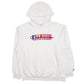Mens White Champion Spellout Hoodie Jumper