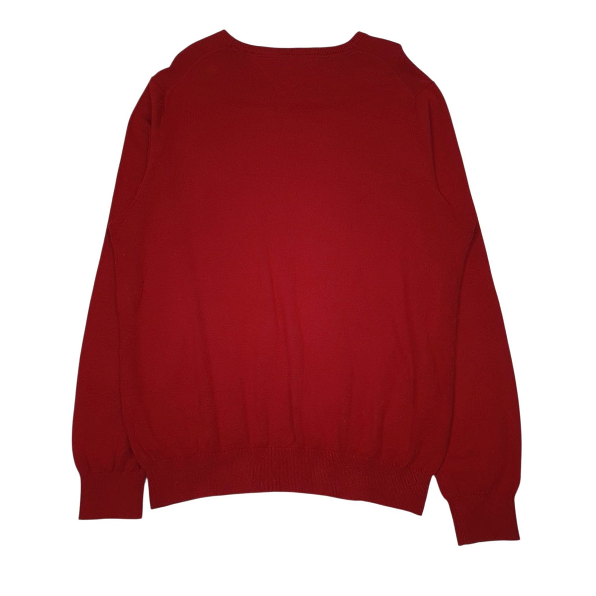 Mens Red Tommy Hilfiger  Crewneck Jumper