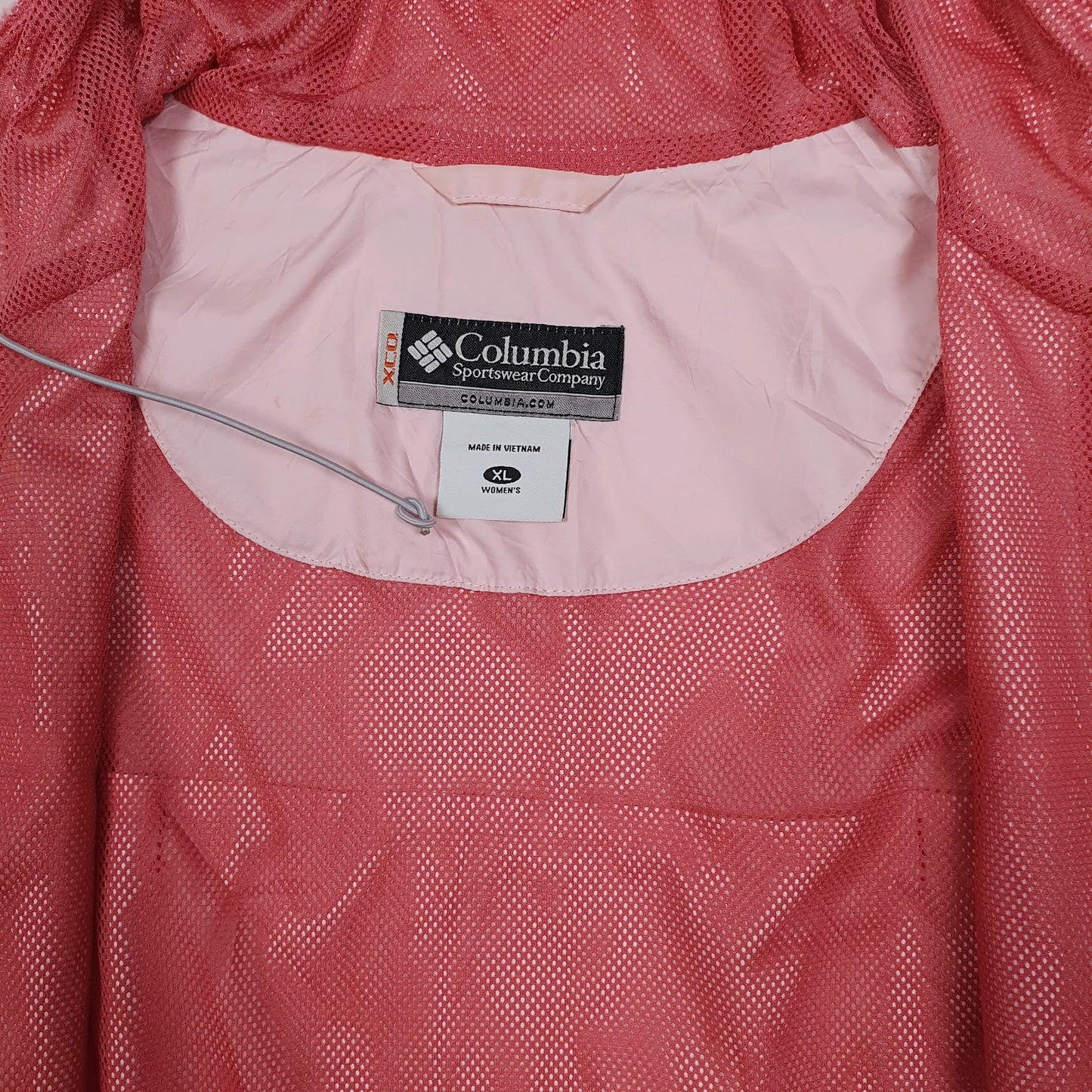 Womens Pink Columbia Sportswear Company Windbreaker XCO  Coat