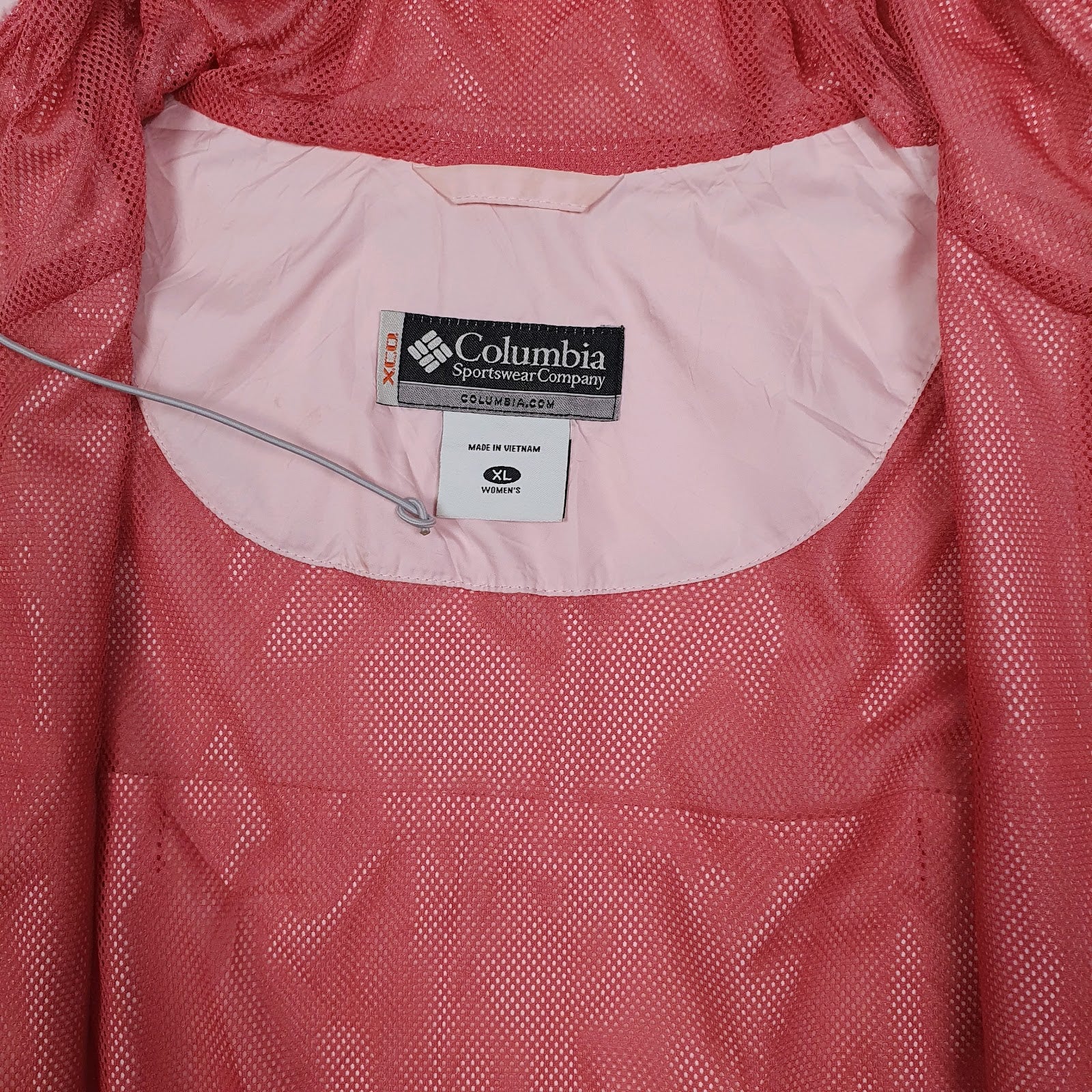 Womens Pink Columbia Sportswear Company Windbreaker XCO  Coat