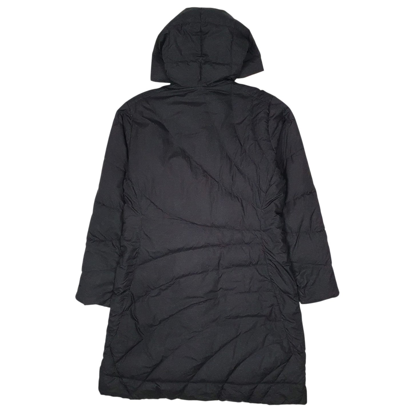 Womens Black Patagonia Walk In The Parka Trench Longline  Coat