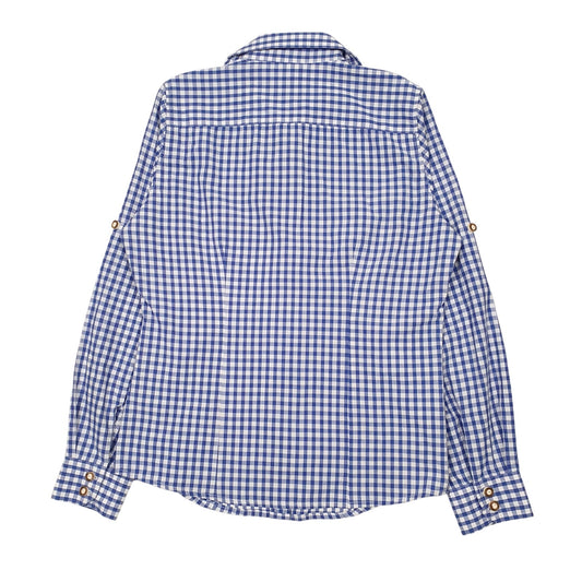 Womens Blue OS Trachten   Shirt