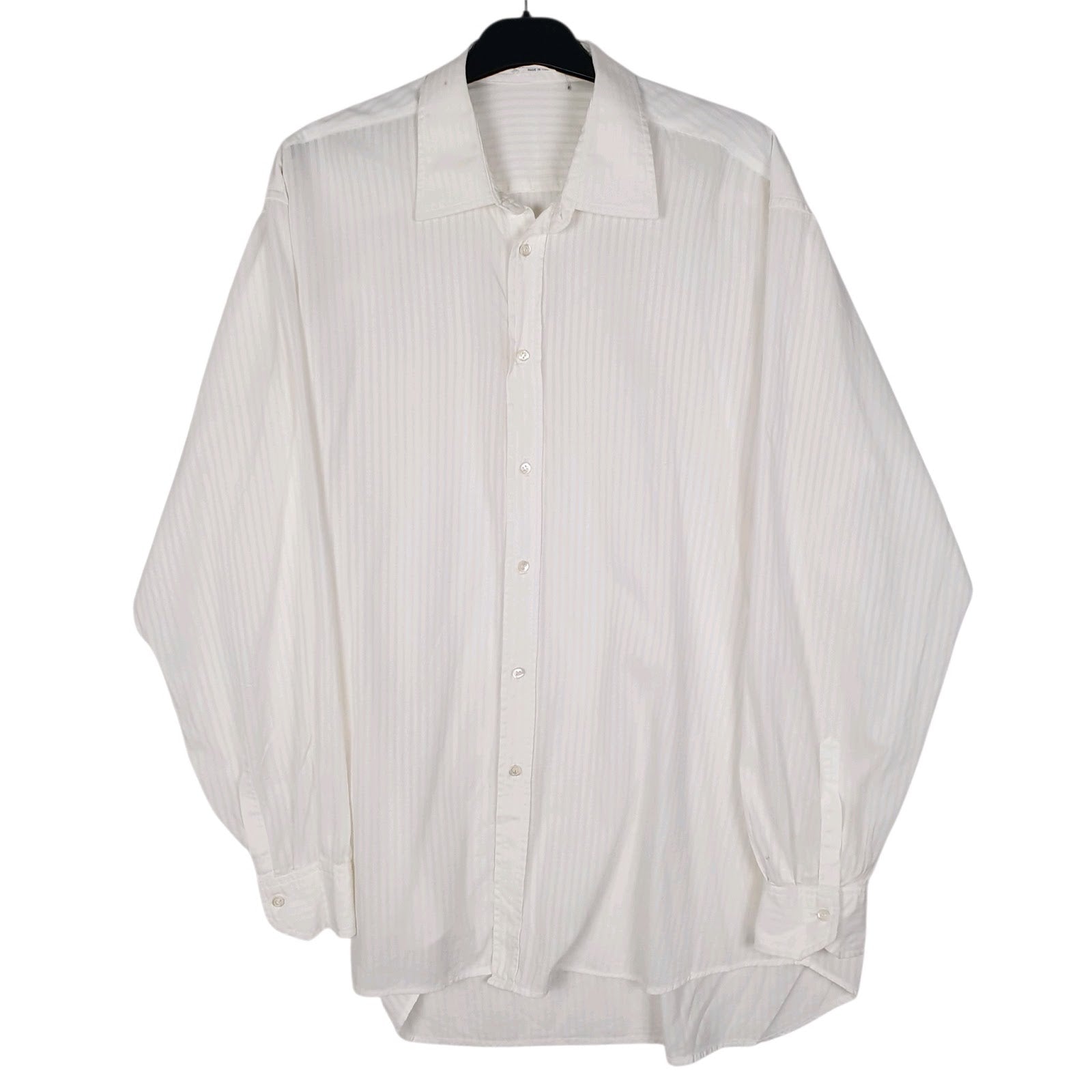 Mens White Gianni Baldini  Long Sleeve Shirt