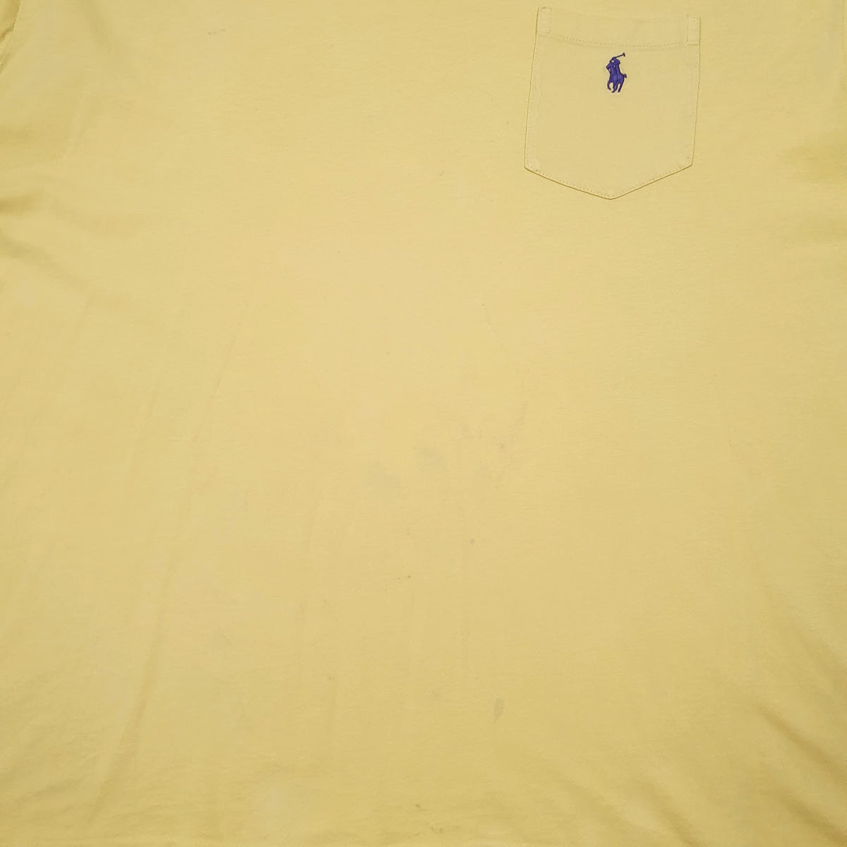 Mens Yellow Polo Ralph Lauren   T Shirt