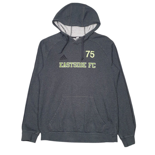 Mens Grey Adidas Seattle Sounders FC Hoodie Jumper