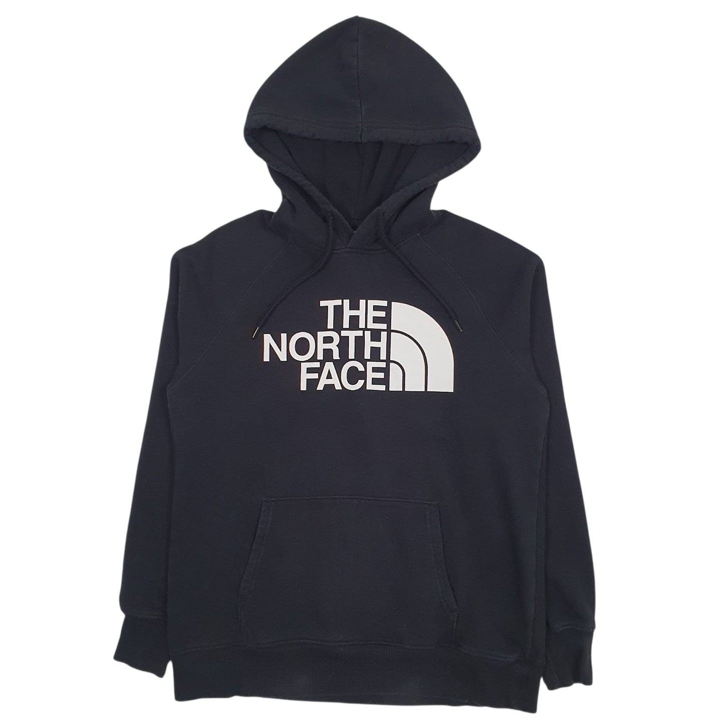 Womens Black The North Face Spellout Hoodie Jumper