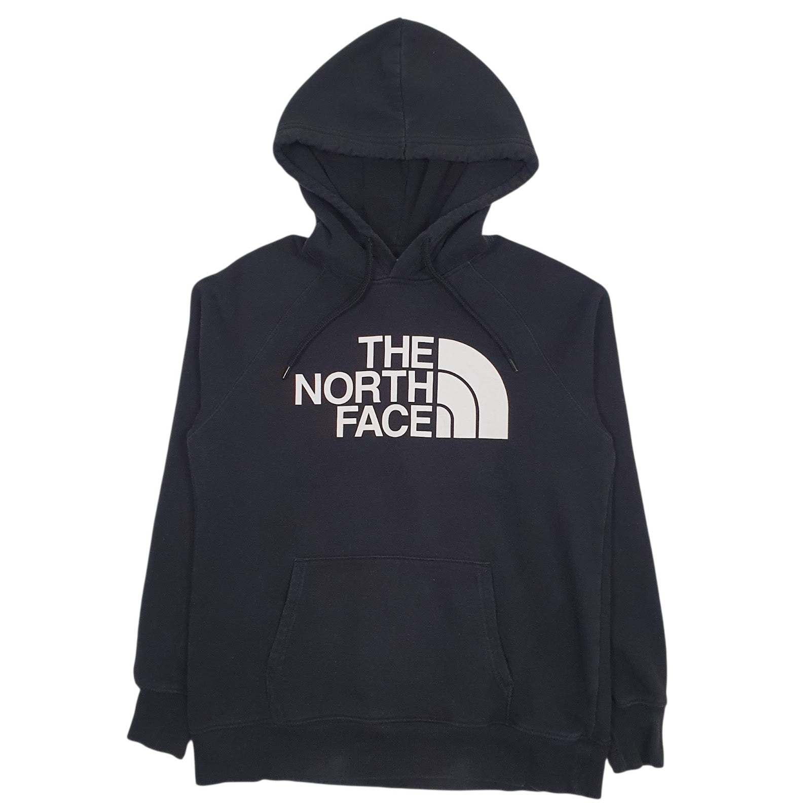 Womens Black The North Face Spellout Hoodie Jumper