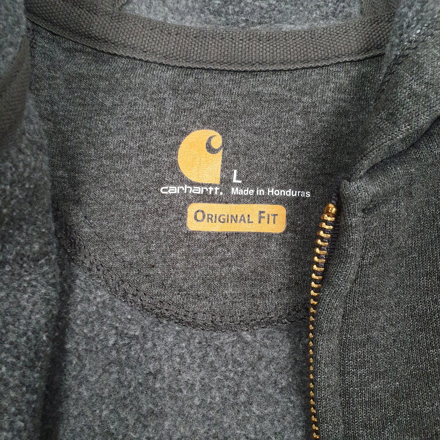 Mens Grey Carhartt  Full Zip Jumper