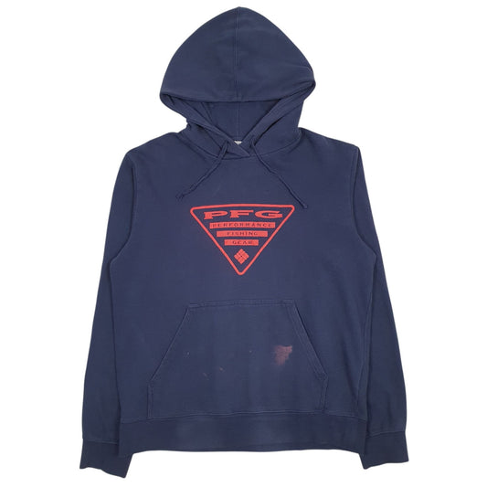 Mens Navy Columbia Sportswear Company PFG Hoodie Jumper