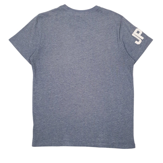 Mens Blue Super Dry Spellout  T Shirt