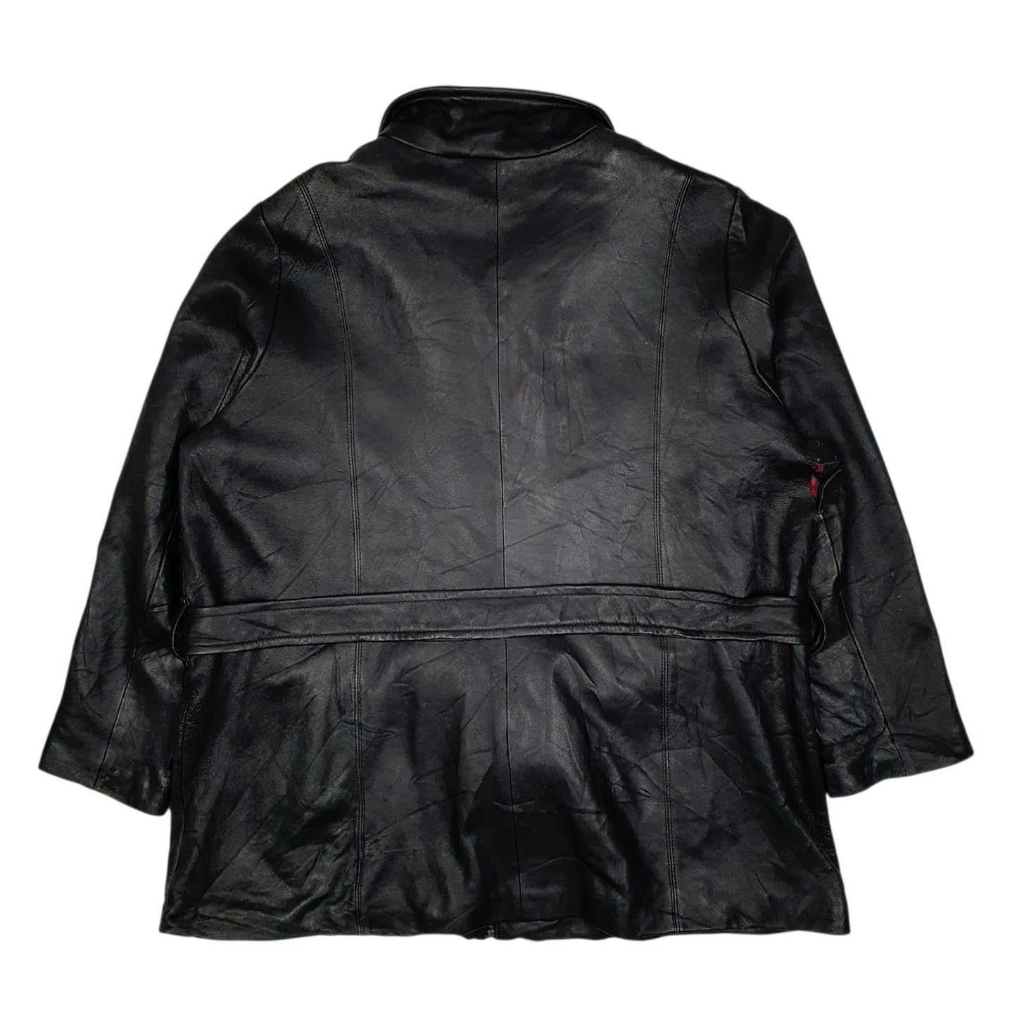 Womens Black Pelle Studio Trench  Coat