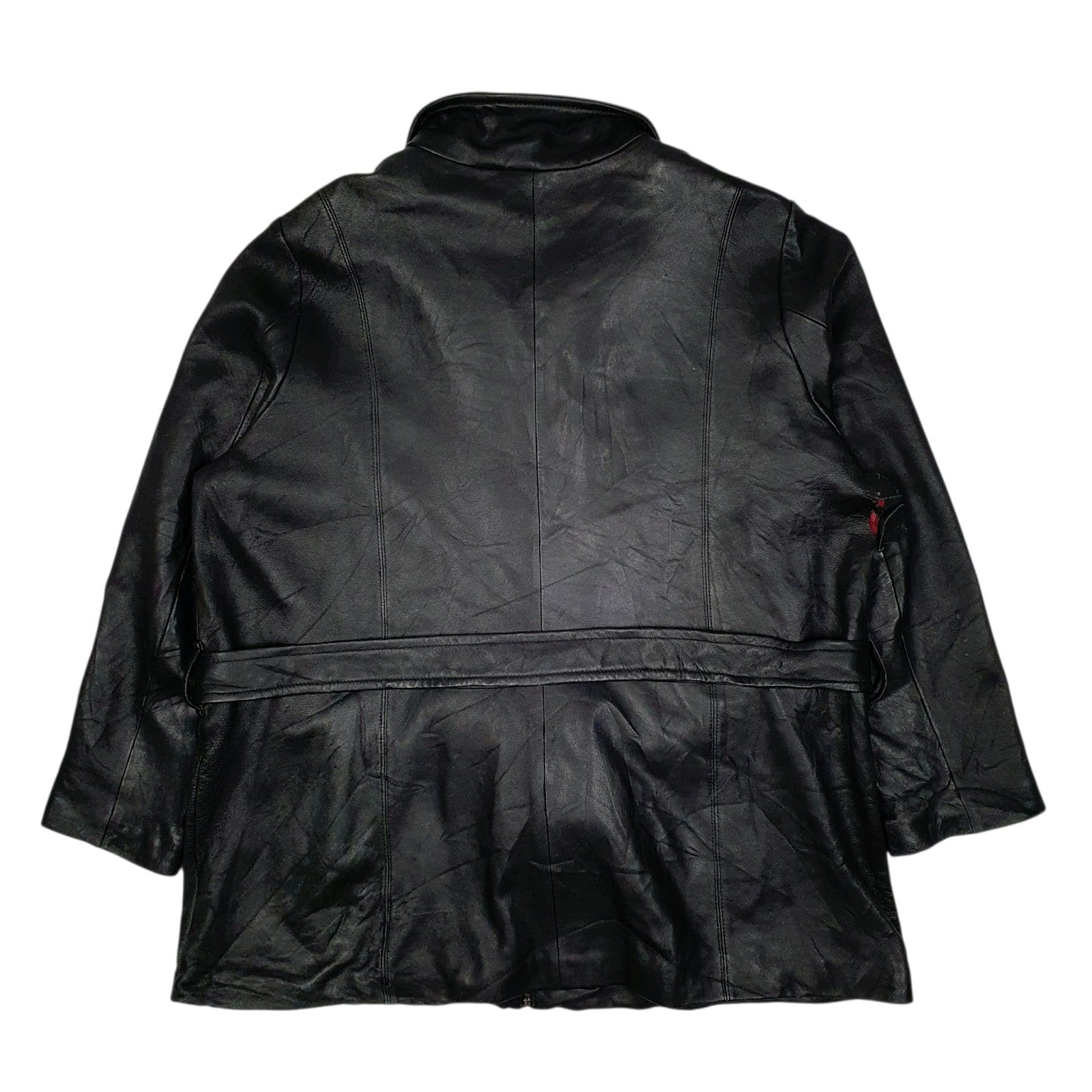Womens Black Pelle Studio Trench  Coat