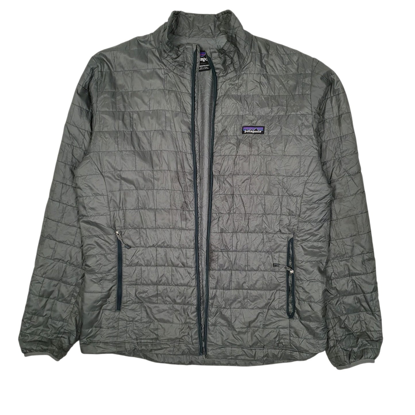 Mens Grey Patagonia Nano Puff  Coat
