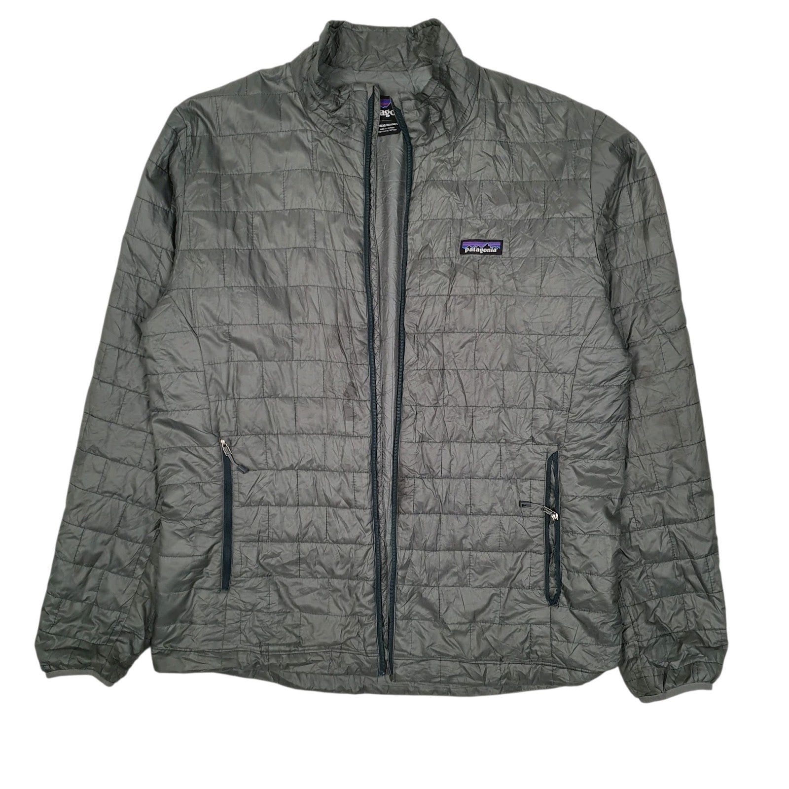 Mens Grey Patagonia Nano Puff  Coat
