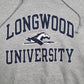 Mens Grey Champion Longwood University Hoodie Jumper