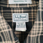 Mens Green L.L.Bean Flannel  Shirt