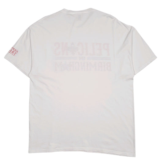 Mens White Fruit Of The Loom New Orleans Pelicans  T Shirt