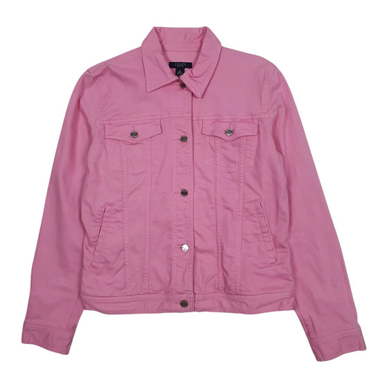 Womens Pink Chaps Type 3 Trucker  Coat