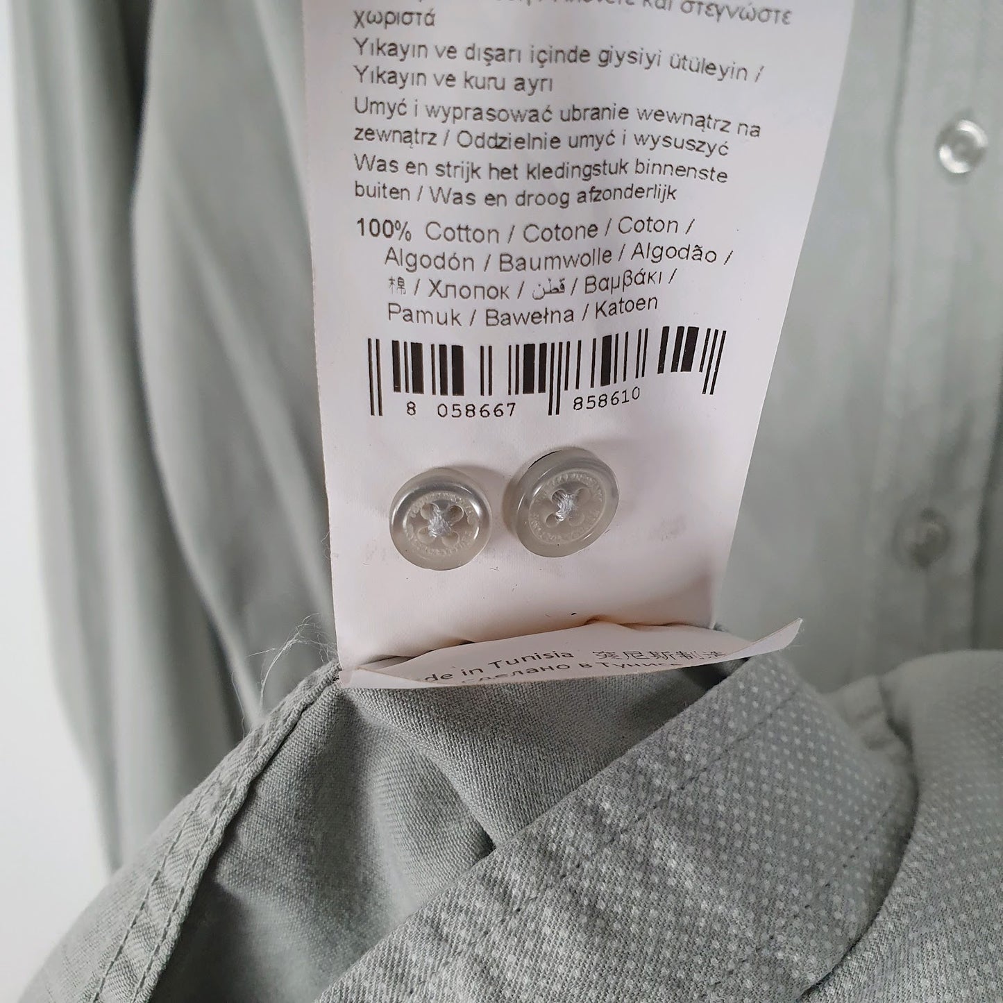 Mens Grey Trussardi Jeans   Shirt