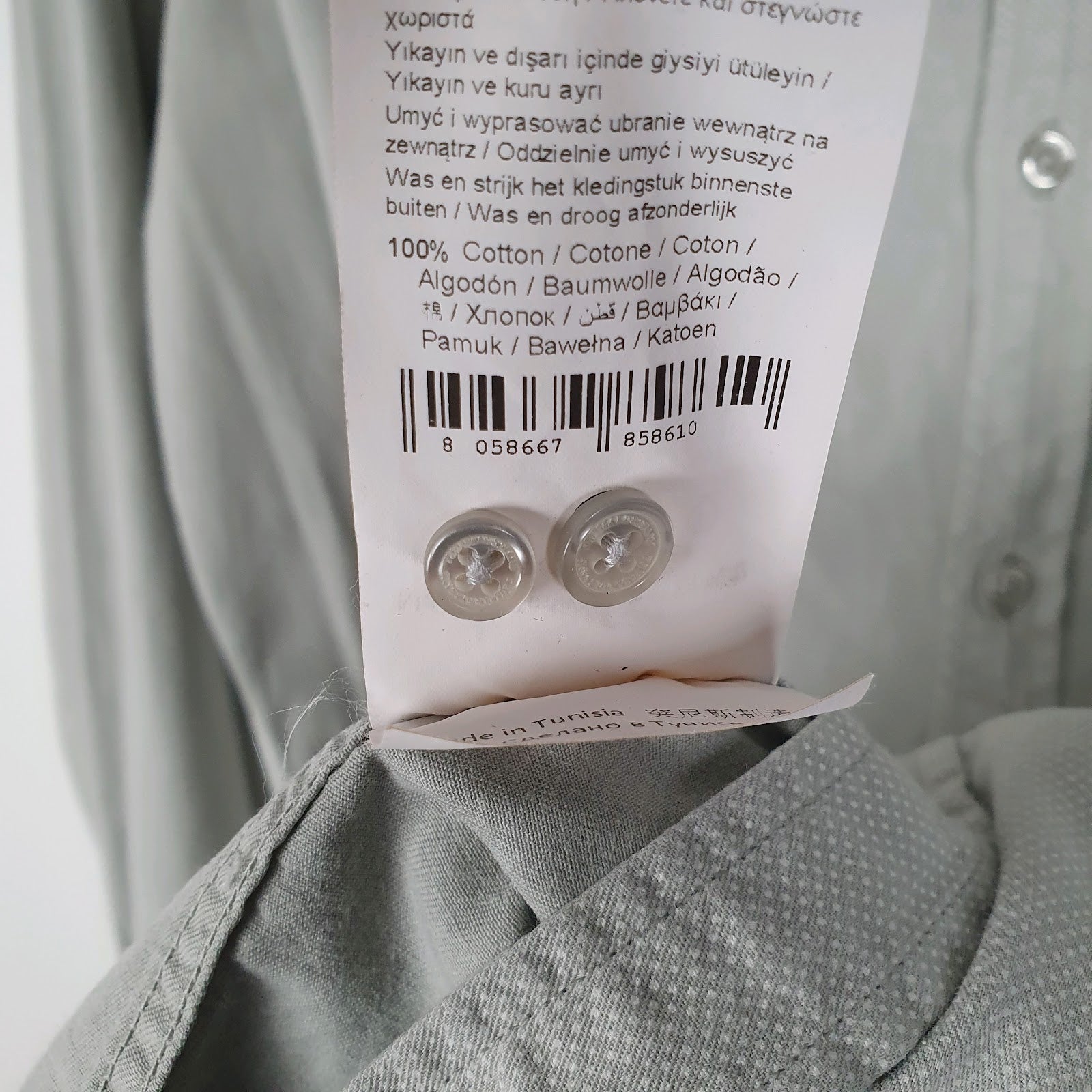 Mens Grey Trussardi Jeans   Shirt