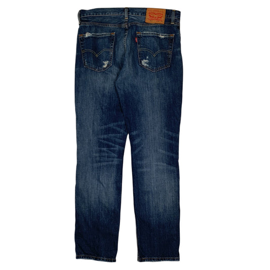 Mens Blue Levis Distressed  Jeans