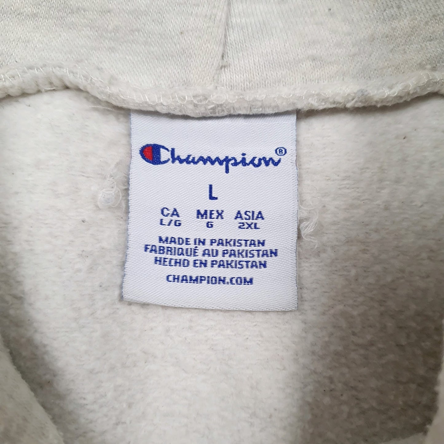 Mens Grey Champion Harvard Hoodie Jumper