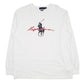 Mens White Polo Ralph Lauren Spellout Long Sleeve T Shirt