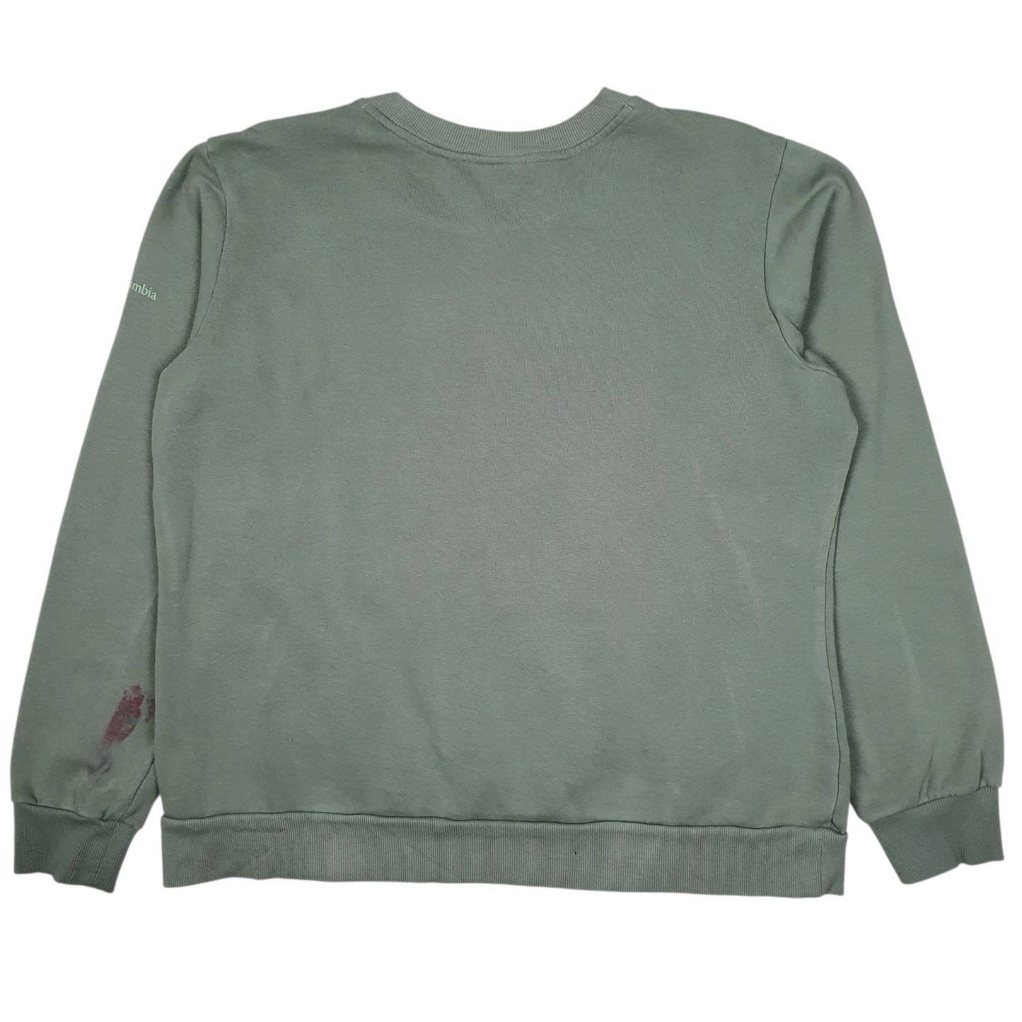 Womens Green Columbia Sportswear Company  Crewneck Jumper