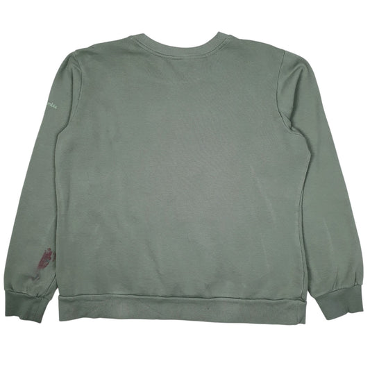 Womens Green Columbia Sportswear Company  Crewneck Jumper