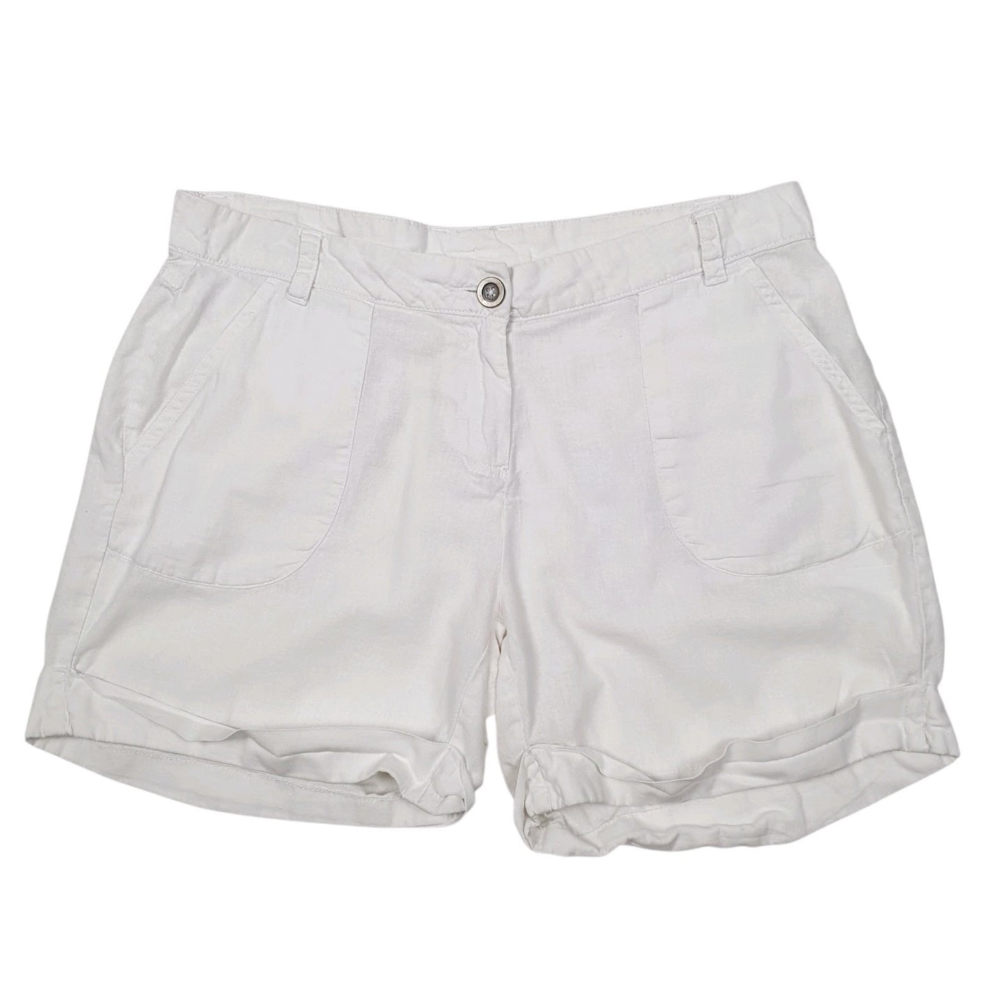 Womens White Esmara  Chino Shorts