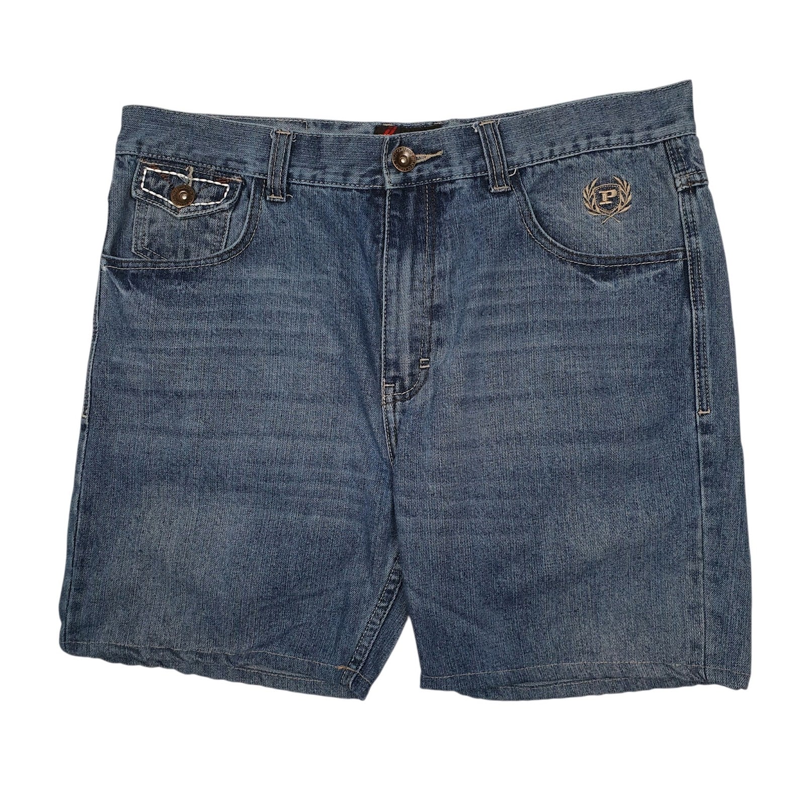 Mens Blue Phat Classics  Denim Shorts