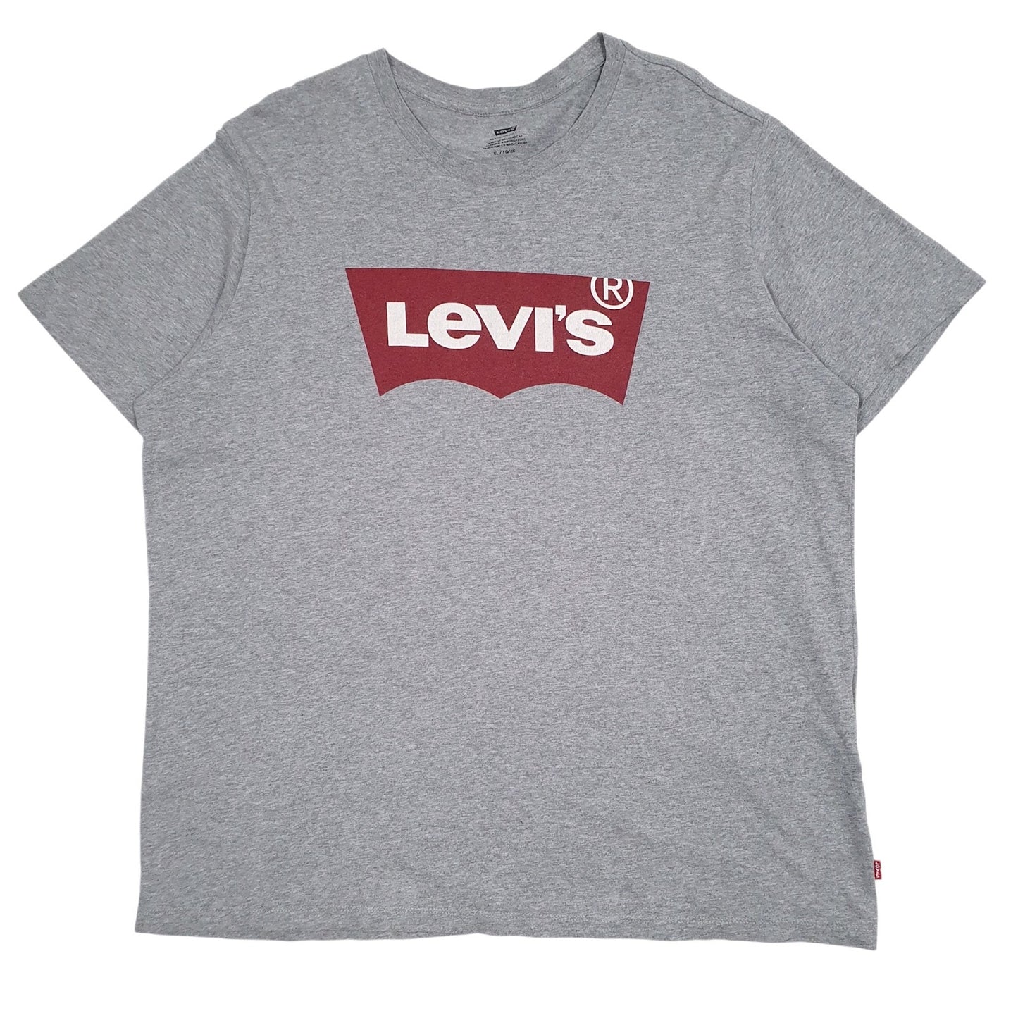 Mens Grey Levis  Short Sleeve T Shirt