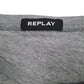 Mens Grey Replay   T Shirt