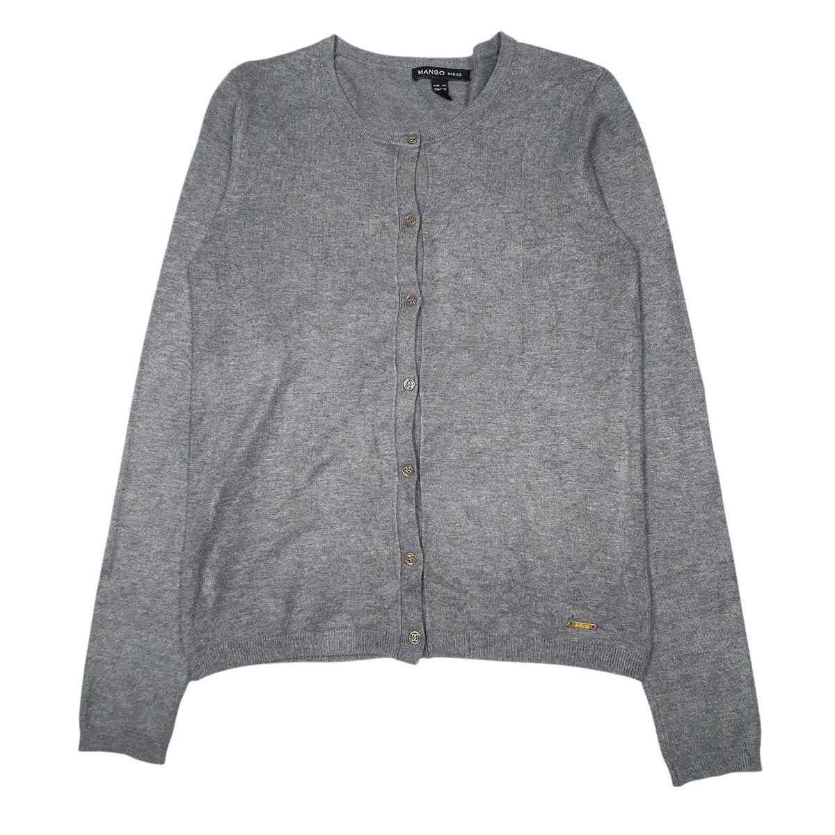 Womens Grey Mango  Cardigan Jumper