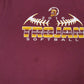 Mens Burgundy Adidas Trojan Softball  T Shirt